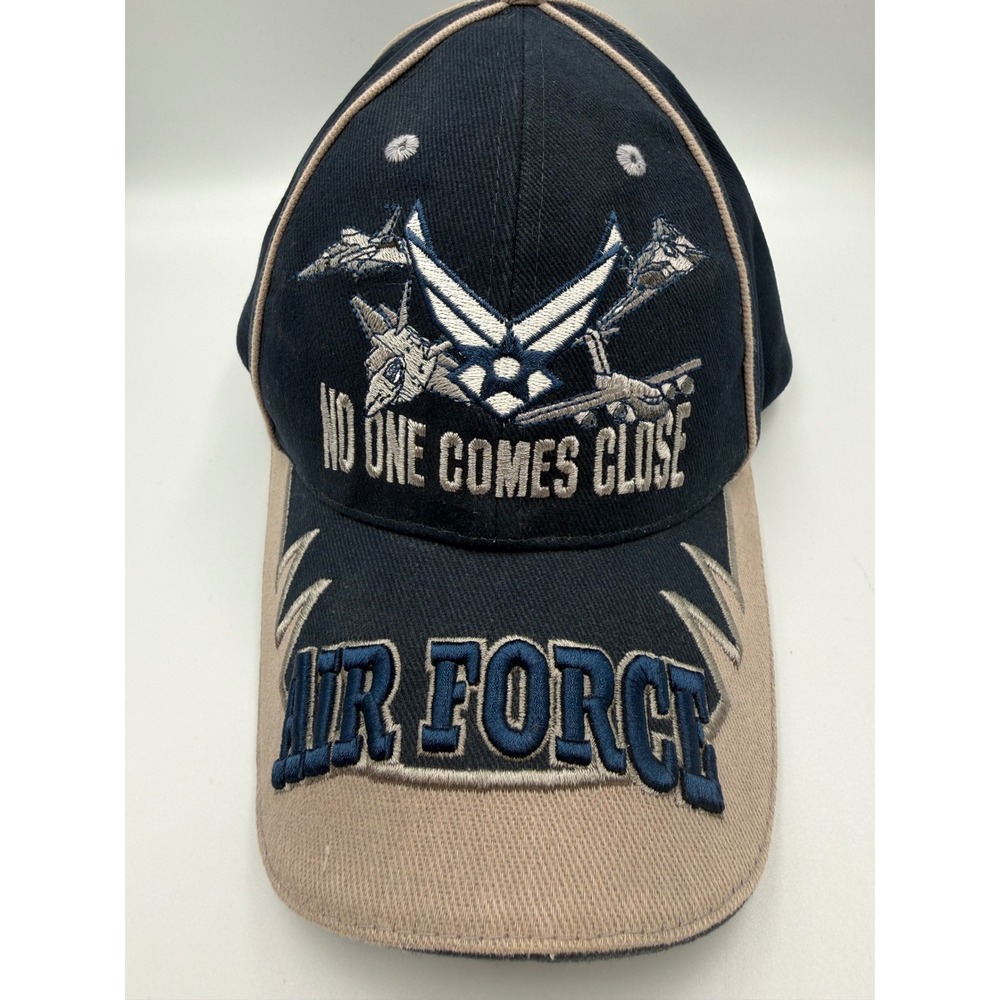 Eagle Crest US Air Force Hat Mens OSFA Navy Blue No One Comes Close EmbroiderCap